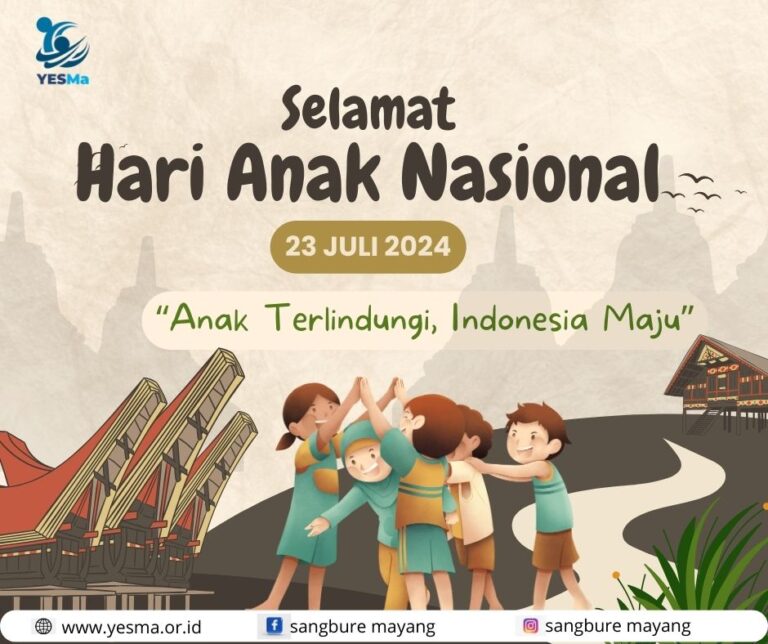 Abu-Abu-Krem-Ilustrasi-Hari-Anak-Nasional-Facebook-Post-1